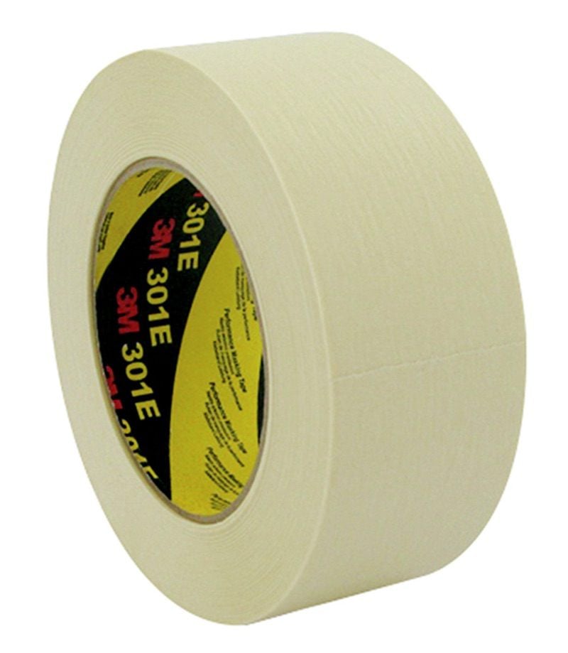 3M™ Performance Industrial Masking Tape 301E, Beige, 24 mm x 50 m