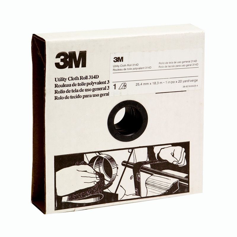3M™ Cloth Roll 314D Maroon 115mm x 50m P120