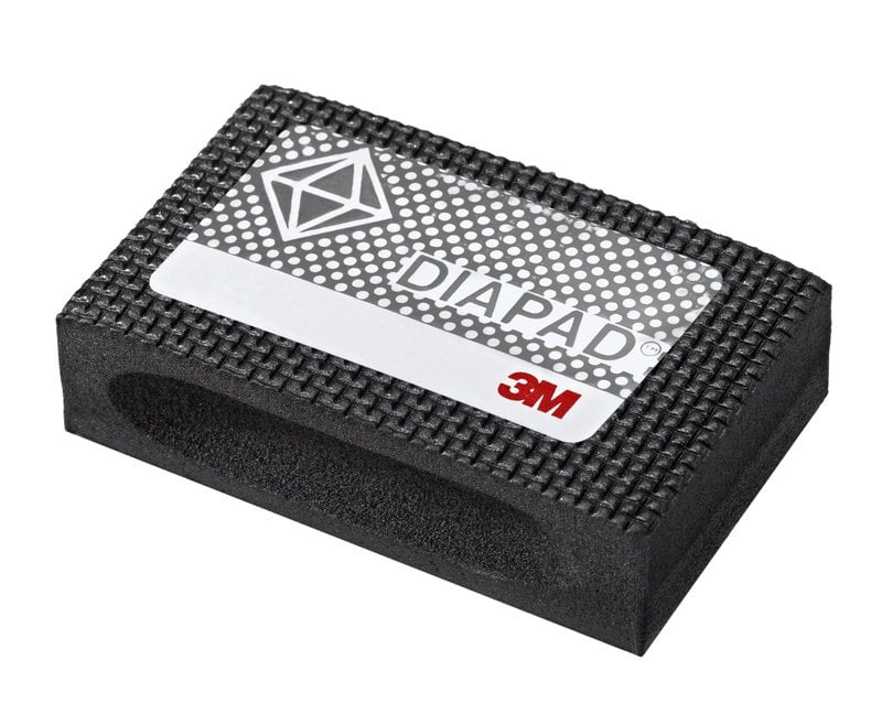 3M™ 6002J gyémánt csiszoló szivacs, 90 mm x 55 mm, N125, fekete