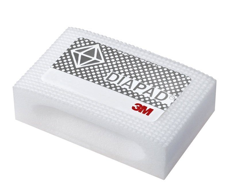 3M™ 6002J gyémánt csiszoló szivacs, 90 mm x 55 mm, N20, fehér