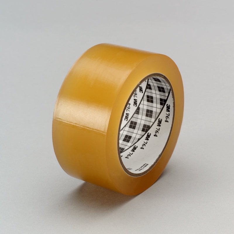3M™ General Purpose Vinyl Tape 764i, Transparent, 50 mm x 33 m, 0.13 mm