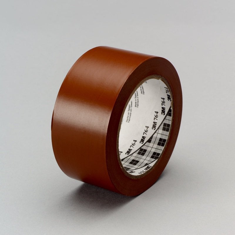 3M™ General Purpose Vinyl Tape 764i, Brown, 50 mm x 33 m, 0.13 mm