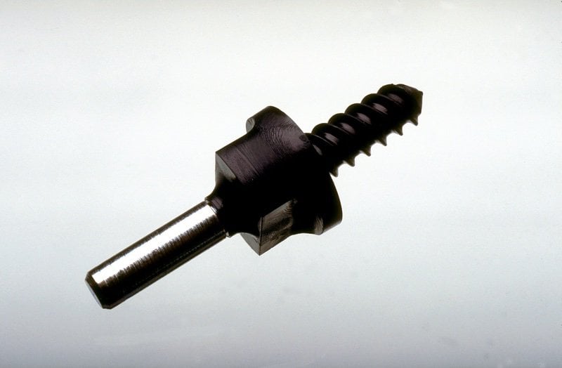 3M™ 936M felfogó csap 25,4 mm x 25,4 mm x 4,8 mm préselt koronghoz, 6 mm tengellyel