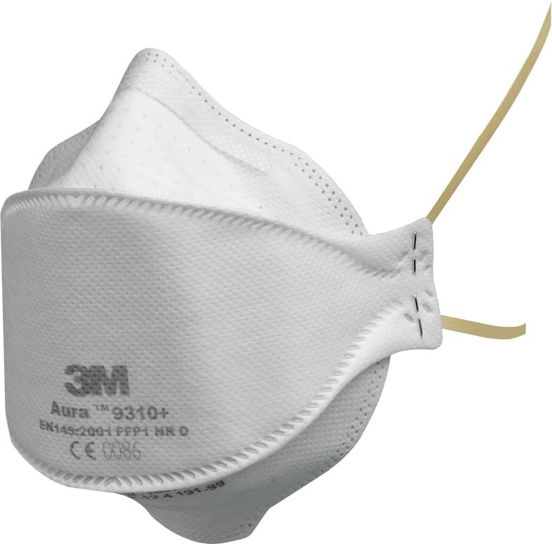 3M™ Aura™ Particulate Respirator, FFP1, Unvalved, 9310+