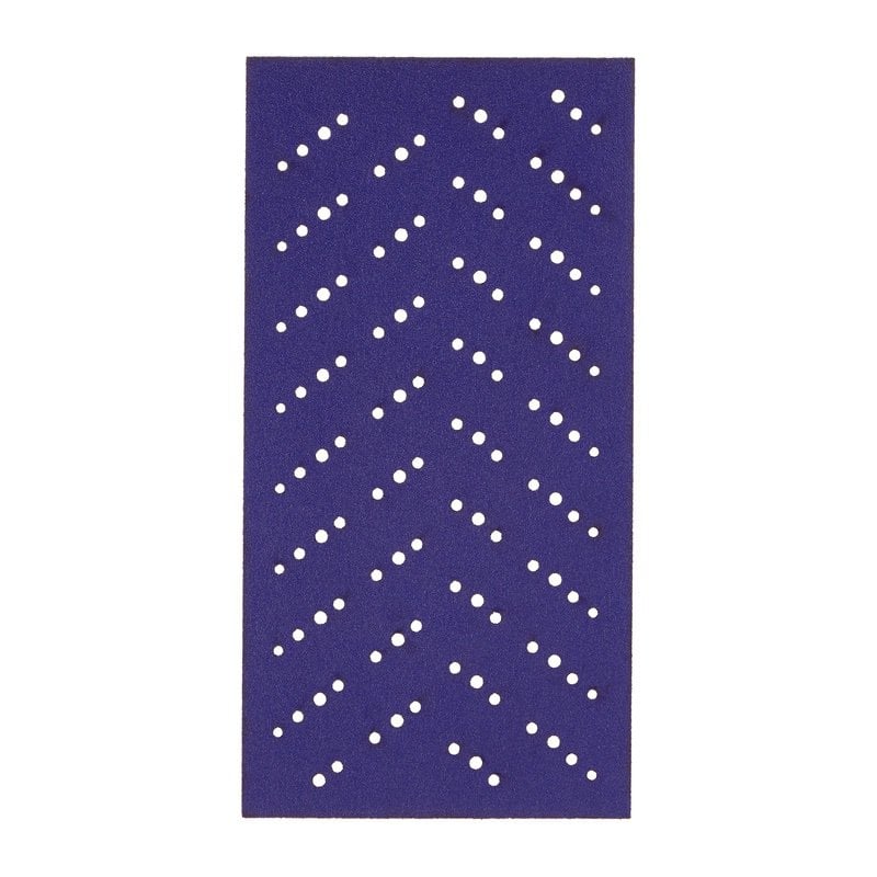 3M™ Cubitron™ II Hookit™ Clean Sanding Abrasive Sheet 737U, 115 mm x 225 mm, Multihole, 120+, 51400