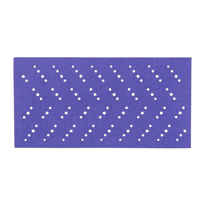3M™ Cubitron™ II Hookit™ Clean Sanding Abrasive Sheet 737U, 115 mm x 225 mm, Multihole, 220+, 51403