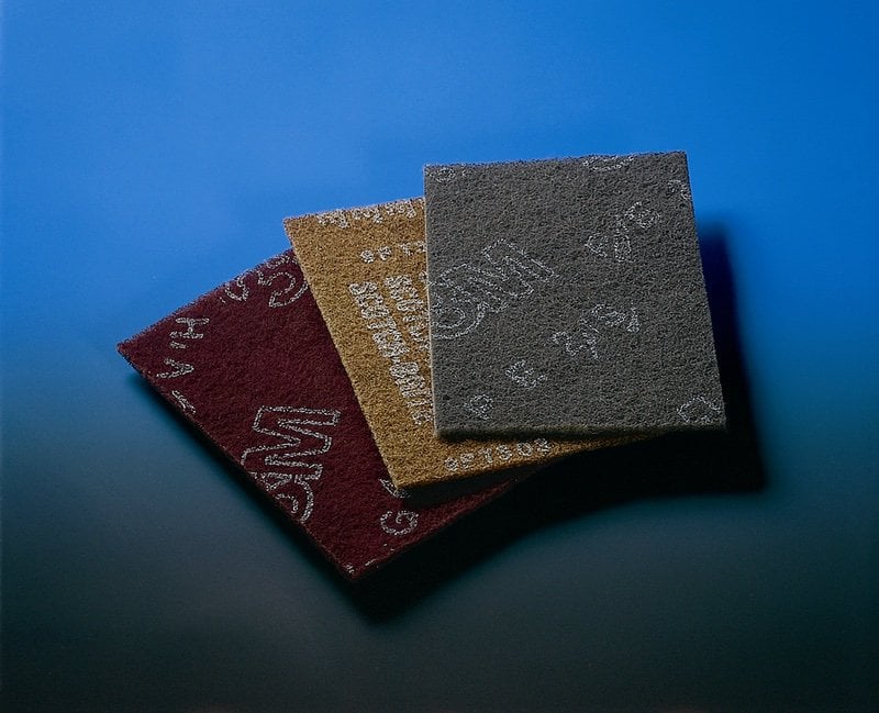 Scotch-Brite™ Cut and Polish Sheet 7440, 158 mm x 224 mm, A MED, Brown