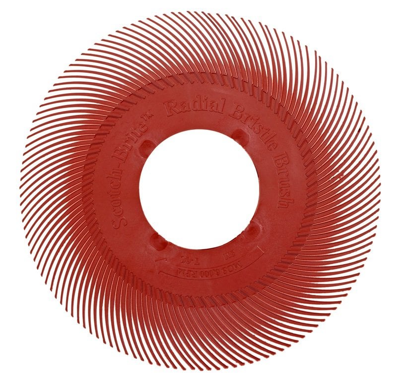3M™ Scotch-Brite™ BB-ZB C típusú radiális sünkefe utántöltő, P220, 150 mm x 1,56 mm, bordó