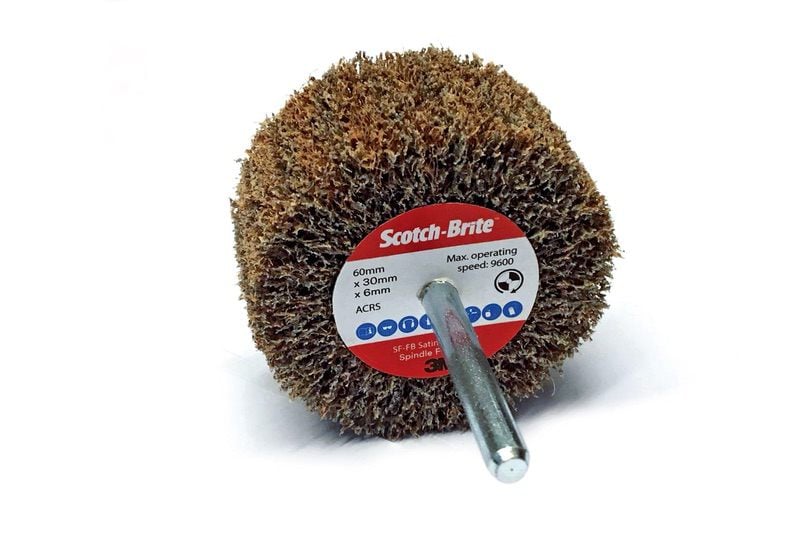 3M™ Scotch-Brite™ SF-FB Satin Finishing csapos lamellás kefe 60 mm x 30 mm x 6 mm, A CRS