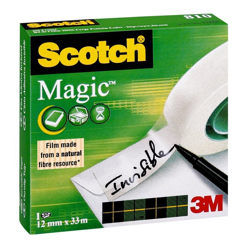 3M™ Scotch® Magic™ ragasztószalag - 12 mm × 33 m, dobozolt
