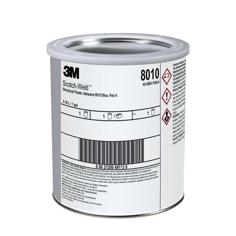 3M™ Scotch-Weld™ 8010 Szerkezeti Ragasztó, Kék, a rész, Part A, 3.78 L