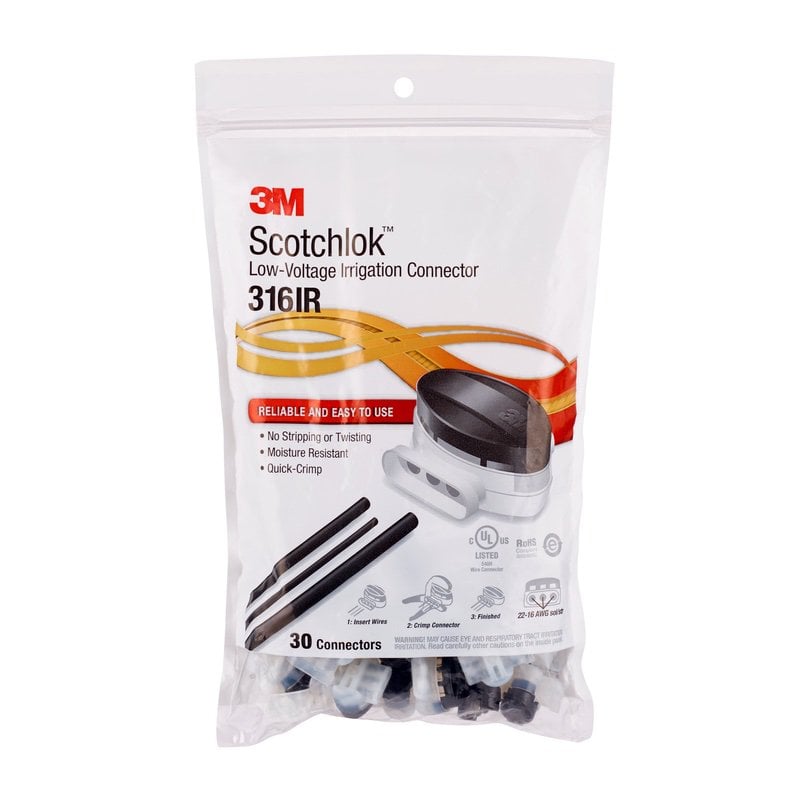 3M™ Scotchlok™ IDC csatlakozó 316IR, leágazó/elágazó csatlakozó, irrigáló alkalmazás