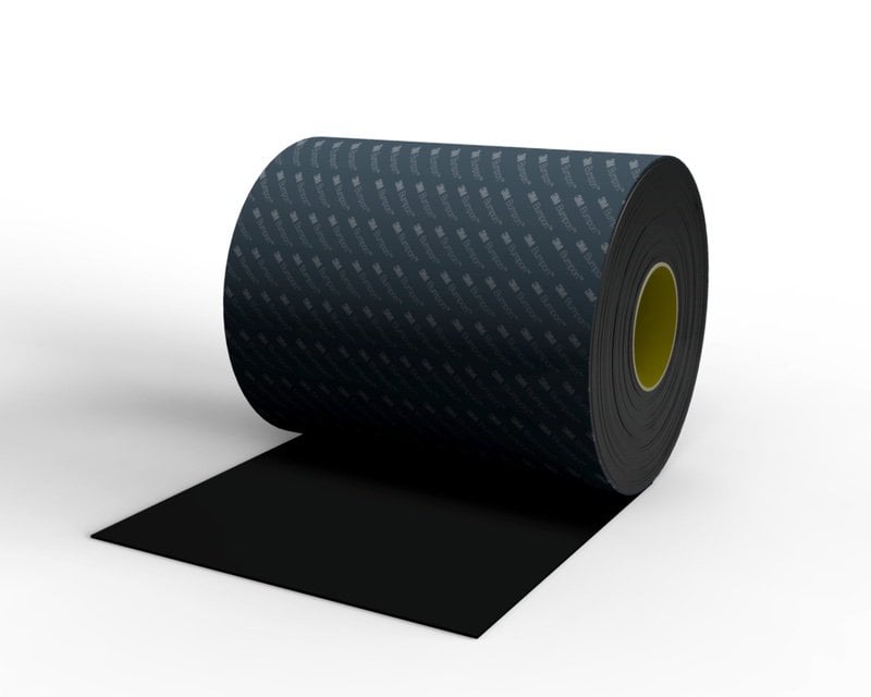 3M™ Bumpon™ Resilient Rollstock SJ6216, Black, R25FL, 114.0 mm x 33.0 m