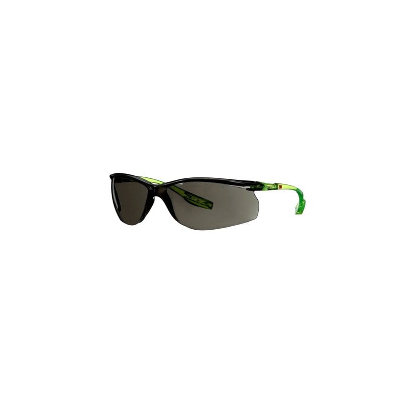 3M™ Solus™ CCS Safety Glasses, Lime Green Temples, Scotchgard™ Anti-Fog / Anti-Scratch Coating (K&N), Grey Lens, SCCS02SGAF-GRN-EU, 20/Case