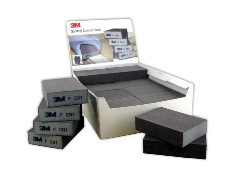 3M™ Standard Sponge, 100 mm x 68 mm x 26 mm, Soft, Fine