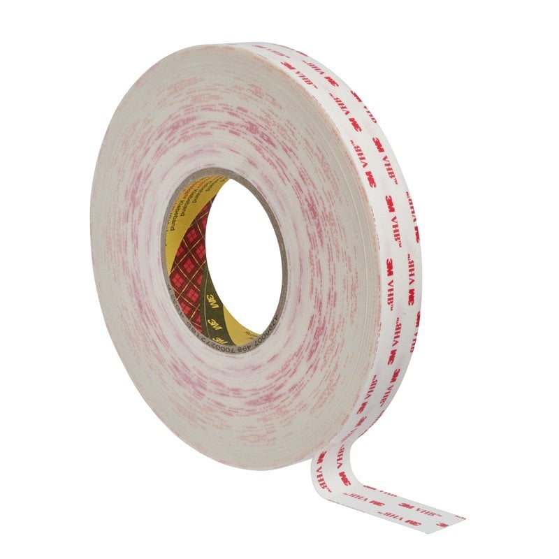 3M™ VHB™ Tape 4932P, White, 25 mm x 33 m, 0.6 mm