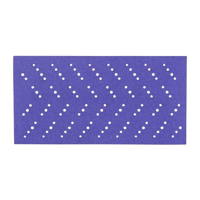 3M™ Cubitron™ II Hookit™ Clean Sanding Abrasive Sheet 737U, 115 mm x 225 mm, Multihole, 240+, 51404