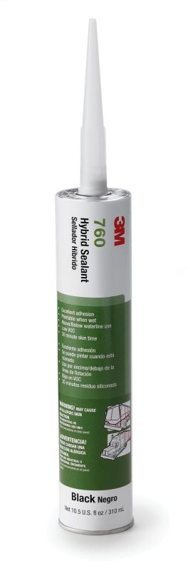 3M™ 760 Hibrid ragasztó-tömítő, fekete, 290 ml