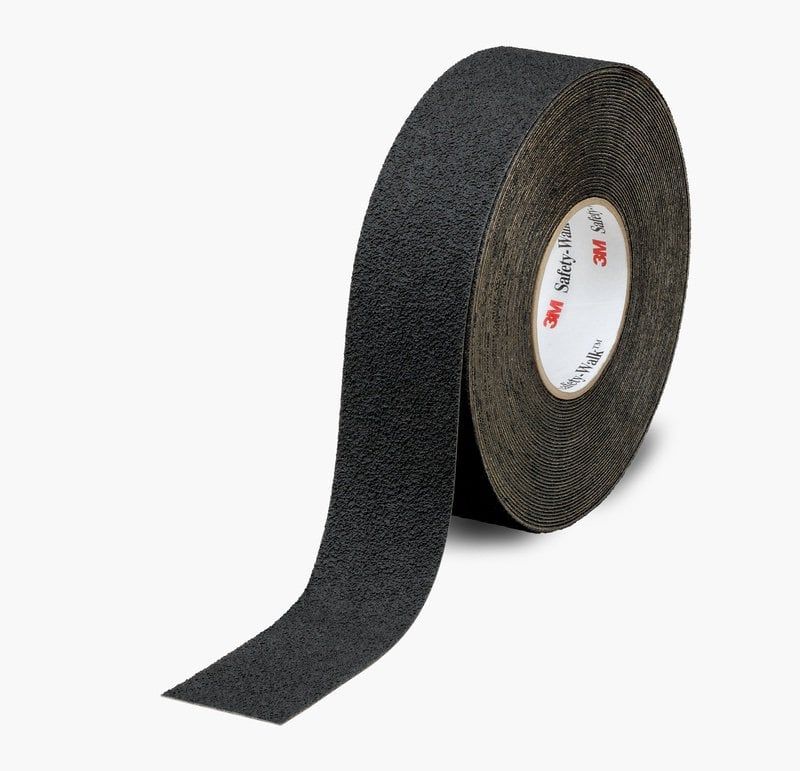 3M™ Safety-Walk™ Slip Resistant Resilient Medium Tape 300 Series, Black, 305 mm x 18.3 m, 1/doboz
