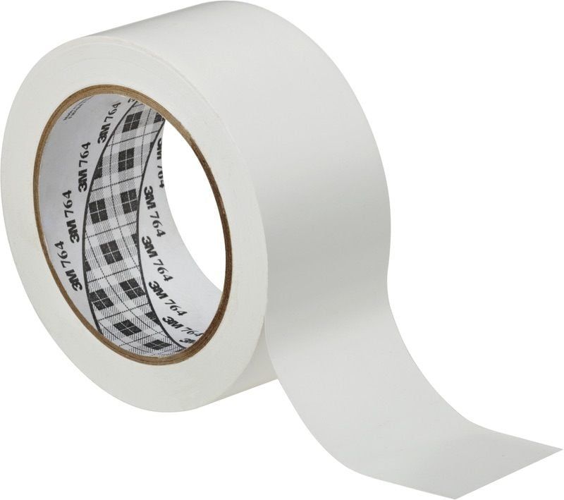 3M™ 764i Általános Célú Vinilszalag, Fehér, 50mm x 33m, 0.13 mm