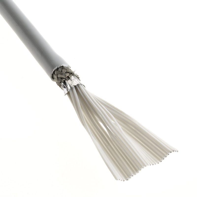 3M™ Round, Shielded/Jacketed, Flat Cable, HF659 Series, HF659/26, 275 ft