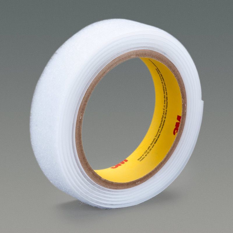 3M™ Fastener Loop SJ3527N, White, 25 mm x 45.7 m, 4.4 mm