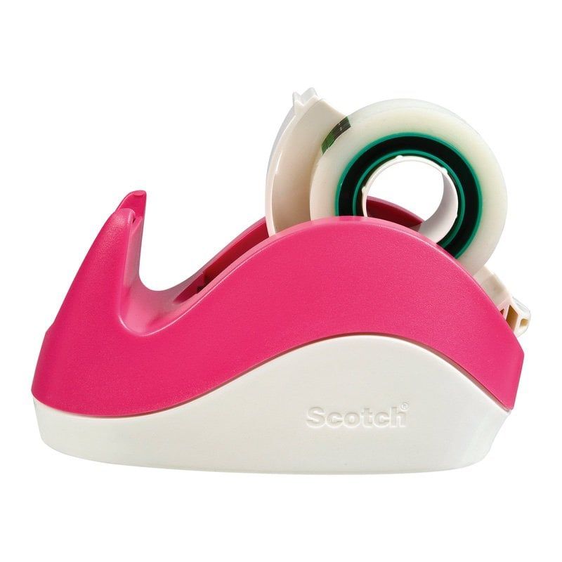 Scotch™ Rabbit Tape Dispenser Pink + Scotch™ Magic™ Tape, 1 Roll, 19 mm x 15 m