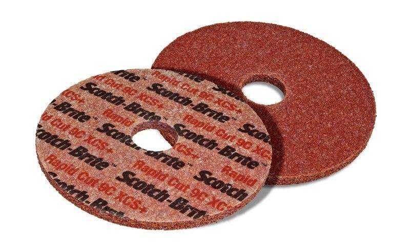 Scotch-Brite™ Rapid Cut Unitized Wheel RC-UW, 125 mm x 6 mm x 25 mm, 9C CRS+