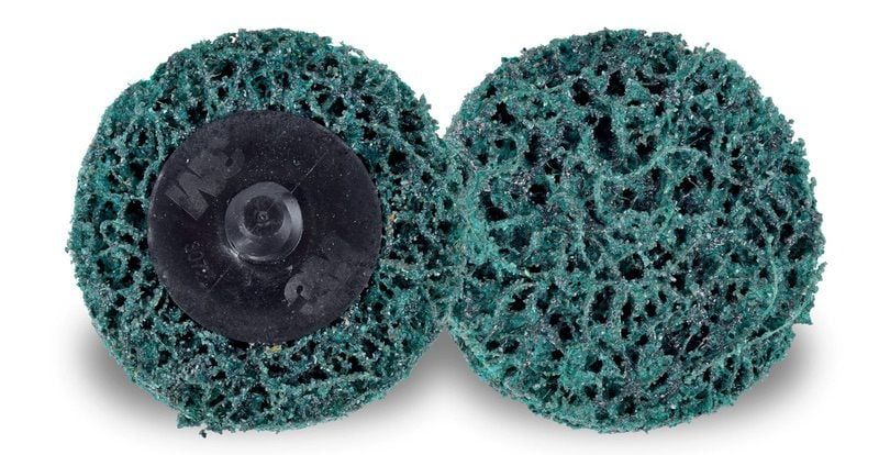 Scotch-Brite™ Roloc™ Clean and Strip XT Pro Extra Cut Disc, 76 mm, A XCRS, Green