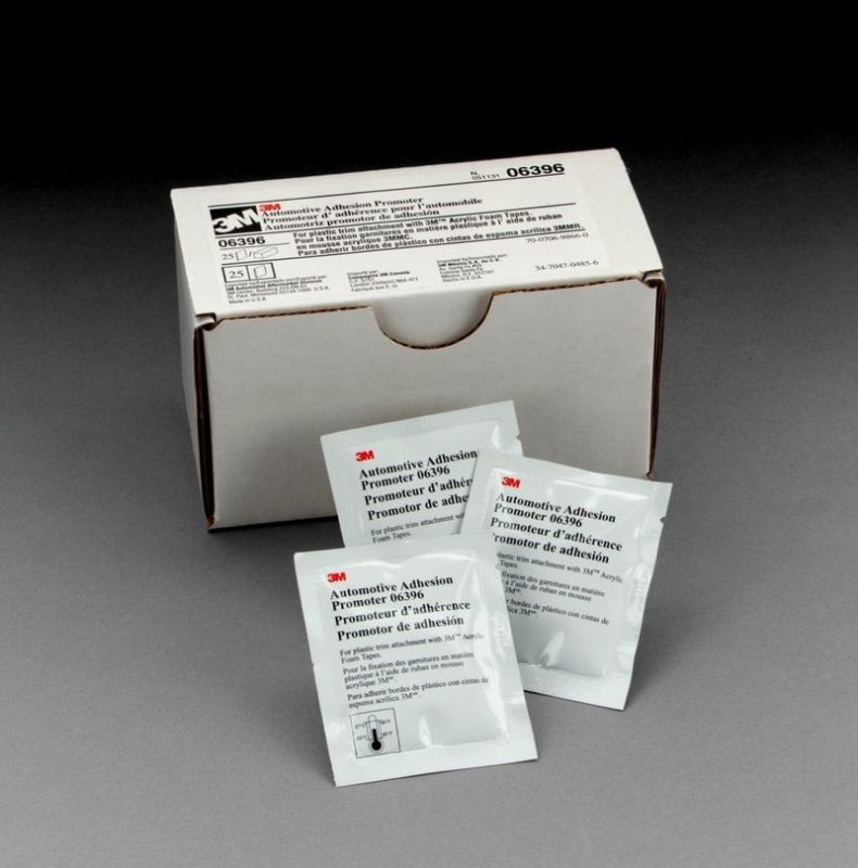 3M™ 06396 Gépjárműpari tapadáselősegítő, szivacsos felhordókészlet, 2,5 cm3, 25 darab/doboz, 4 doboz/rekesz