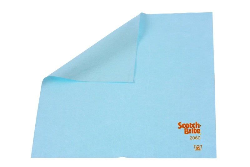 3M™ Scotch-Brite™ 2060 Mikroszálas Törlőkendő, Kék (360 mm x 400 mm, 10 x 10 db/karton)