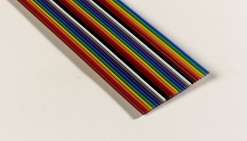 3M™ Color Coded Flat Cable, 3811 Series, 3811/20, 100 ft