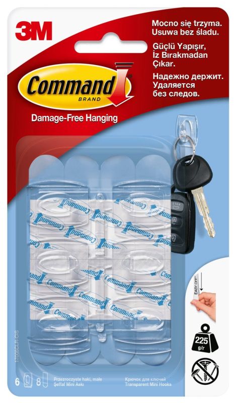 17006UK COMMAND MINI HOOKS