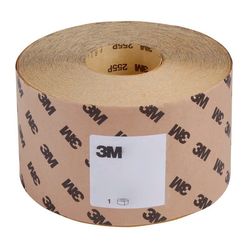 3M™ 255P szárazcsiszoló tekercs papírhordozón, 61030, 115mmx23m, P180