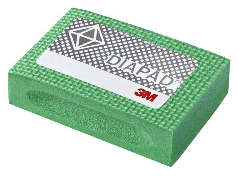 3M™ Flexible Diamond Hand Lap 6002J, Green, 90 mm x 55 mm N250