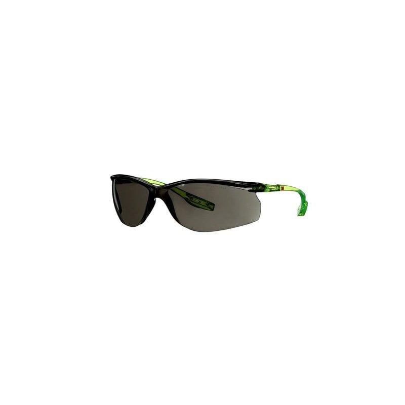 3M™ Solus™ CCS Safety Glasses, Lime Green Temples, Scotchgard™ Anti-Fog / Anti-Scratch Coating (K&N), Grey Lens, SCCS02SGAF-GRN-EU, 20/Case